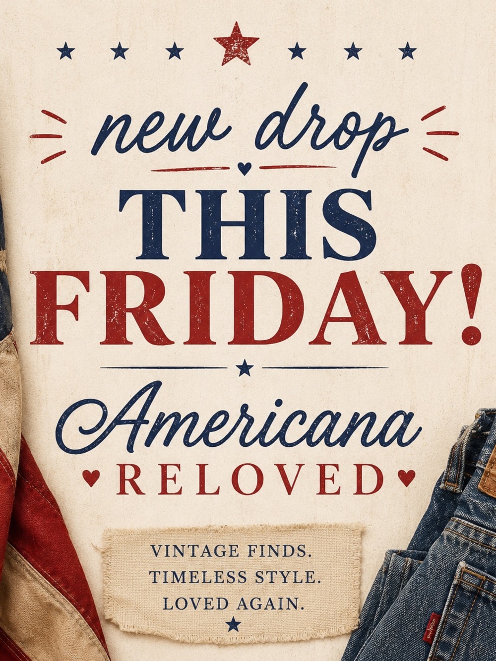 Reloved Upcycle ♻️ Ruffle Collar Americana
